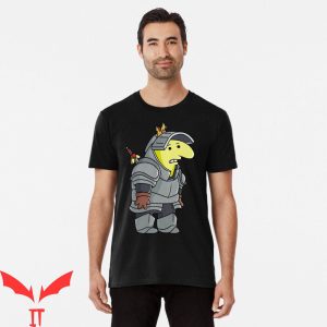 Smiling Friends T-Shirt Warrior Mr. Frog Graphic Cool Tee