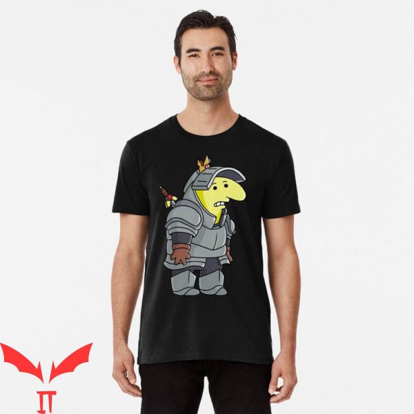 Smiling Friends T-Shirt Warrior Mr. Frog Graphic Cool Tee