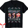 Snitches Get Stitches T-Shirt Anti Biden Xmas Ugly Tee
