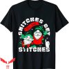 Snitches Get Stitches T-Shirt Funny Gnomes Graphic Tee Shirt