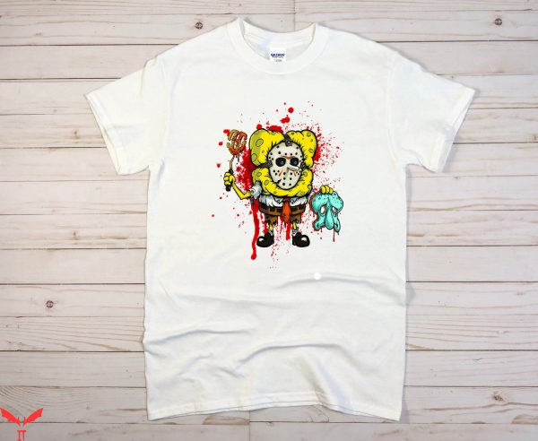 Spongebob Gangster T-Shirt Scary Spongebob Tee Shirt
