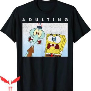Spongebob Gangster T-Shirt SpongeBob SquarePants &amp; Squidward