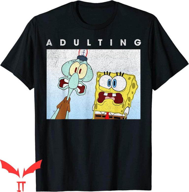 Spongebob Gangster T-Shirt SpongeBob SquarePants & Squidward