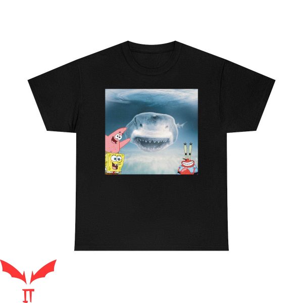 Spongebob Gangster T-Shirt Spongebob Funny Meme Patrick Star
