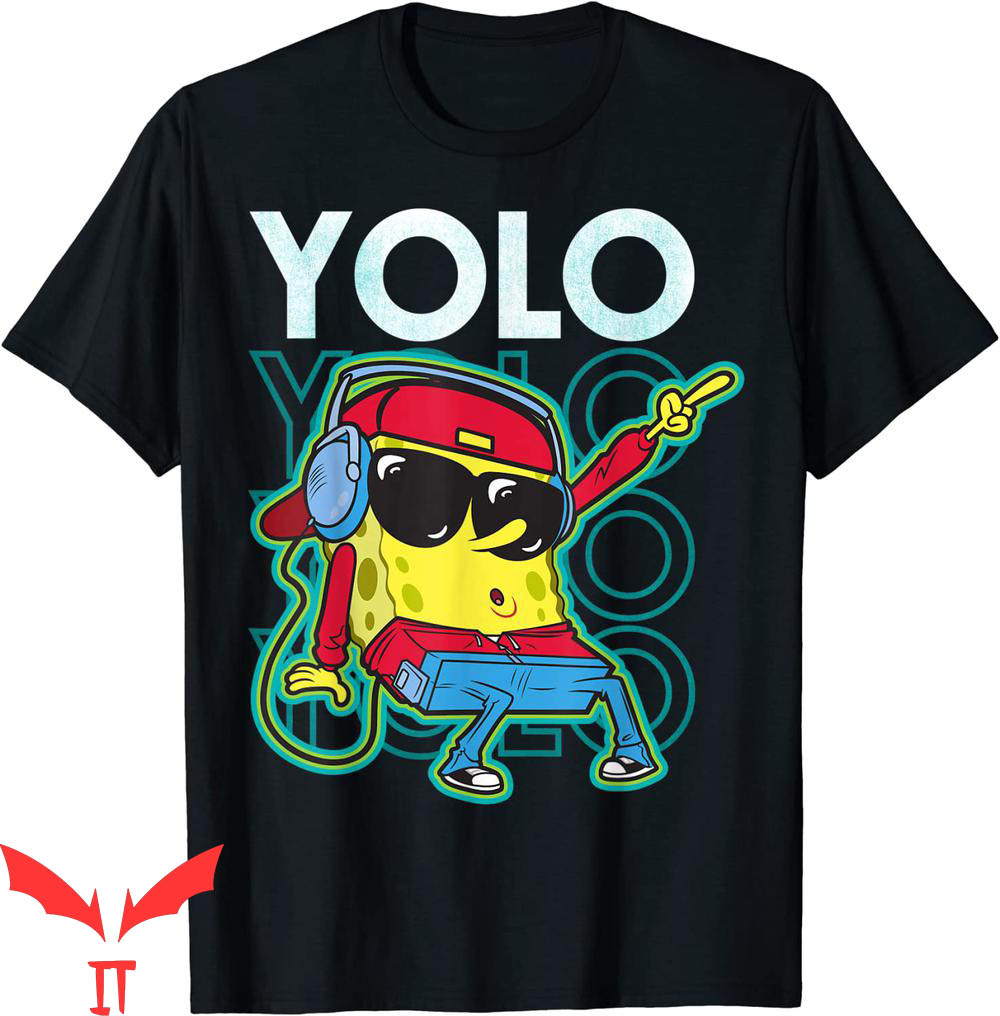 Spongebob Gangster T-Shirt Spongebob SquarePants Yolo Cool