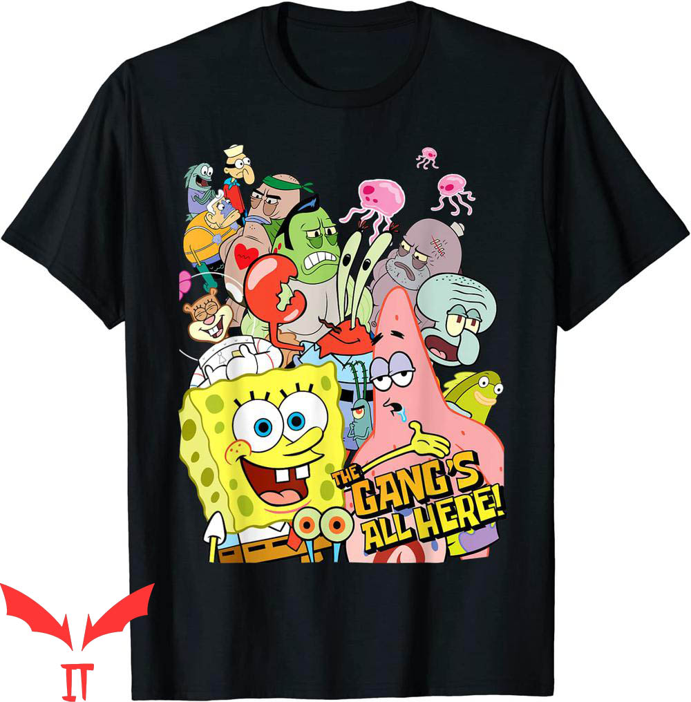 Spongebob Gangster T-Shirt Spongebob Squarepants The Gangs