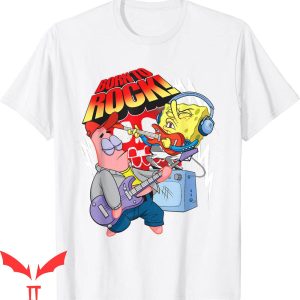 Spongebob Gangster T-Shirt Spongebob With Patrick Star Born