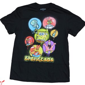 Spongebob Gangster T-Shirt Whole Team Funny Tee Shirt