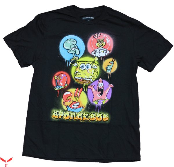 Spongebob Gangster T-Shirt Whole Team Funny Tee Shirt