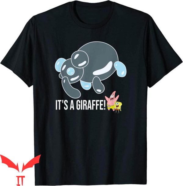 Spunch Bob T-Shirt SpongeBob And Patrick It’s A Giraffe Tee
