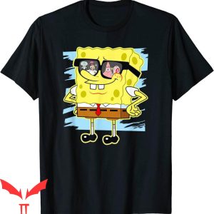 Spunch Bob T-Shirt SpongeBob Reflection In Sunglasses
