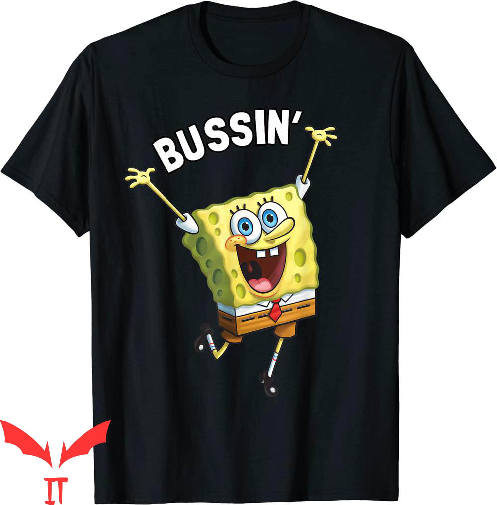 Spunch Bob T-Shirt SpongeBob SquarePants Bussin' Tee Shirt