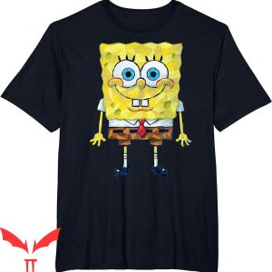 Spunch Bob T-Shirt Spongebob SquarePants Geometric Design