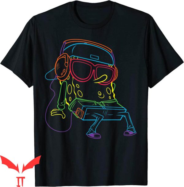 Spunch Bob T-Shirt Spongebob SquarePants Hip Hop Tee Shirt