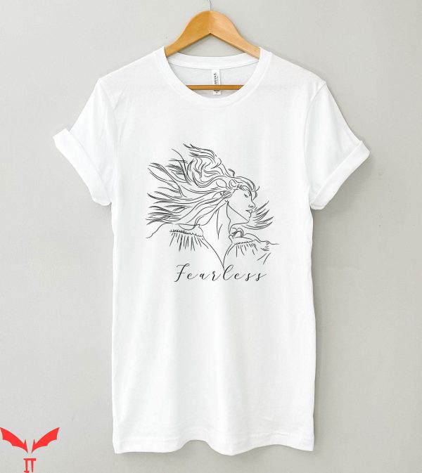 Taylor Swift Metal T-Shirt Fearless Art Graphic Tee Shirt