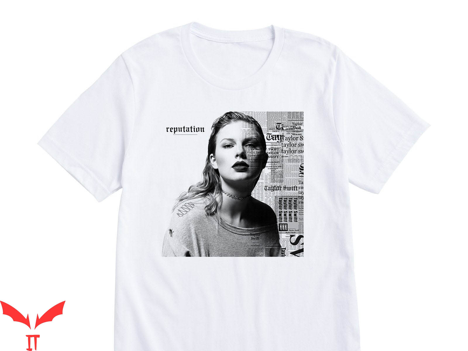 Taylor Swift Metal T-Shirt Reputaion Stadium Tour Tee Shirt