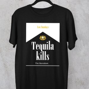 Tequila Kills T-Shirt Las Sundays Tequila Kills Boredom