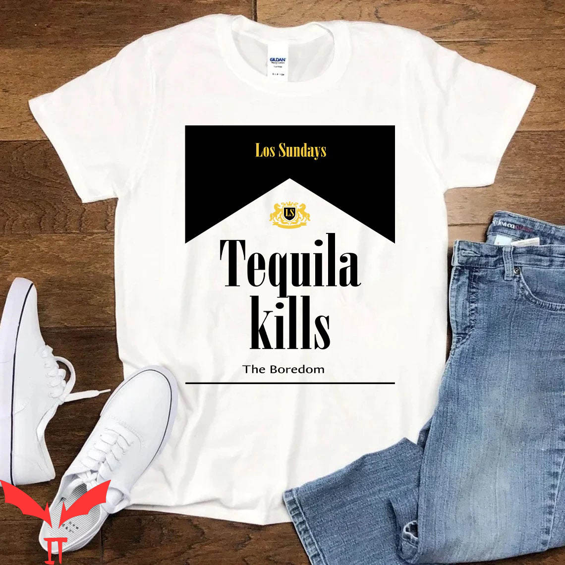 Tequila Kills T-Shirt Las Sundays Tequila Kills The Boredom