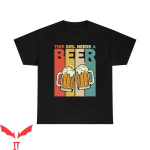 This Guy Needs A Beer T-Shirt This Girl Needs A Beer Tee