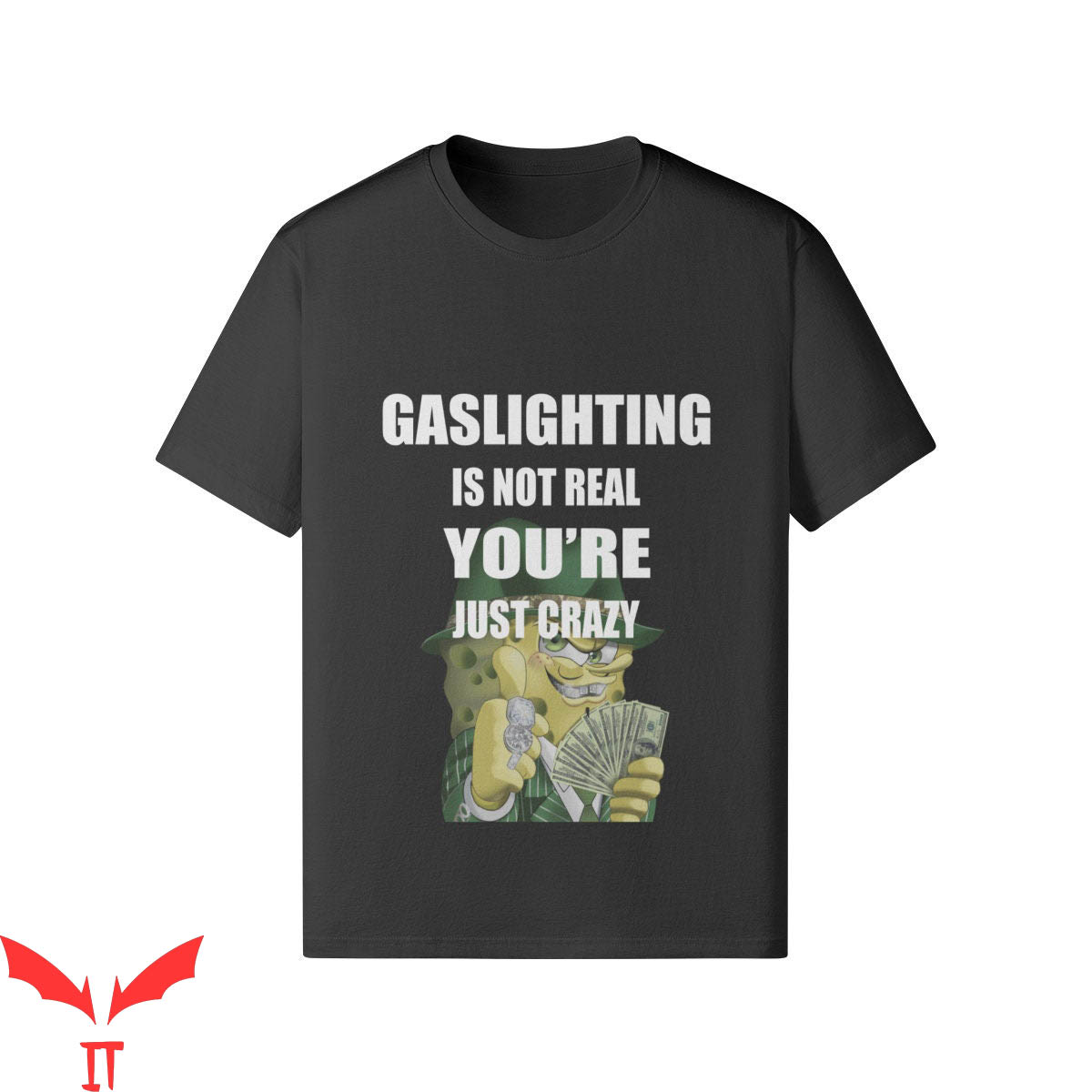 Thug Spongebob T-Shirt Gaslighting Gangster Spongebob Funny