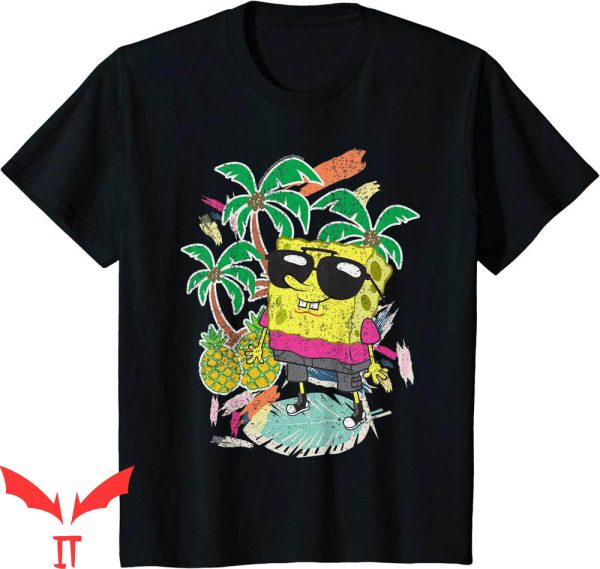 Thug Spongebob T-Shirt SpongeBob SquarePants Tropical Tee