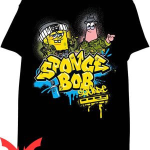 Thug Spongebob T-Shirt Spongebob Patrick And Krusty Krab Tee
