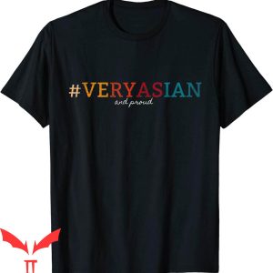 Very Asian T-Shirt Hashtag Proud Vintage Graphic Tee Shirt