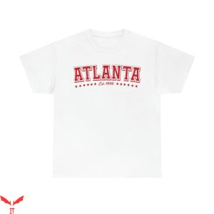 1996 Atlanta Olympics T-Shirt Atlanta Est Trendy Sporty Tee