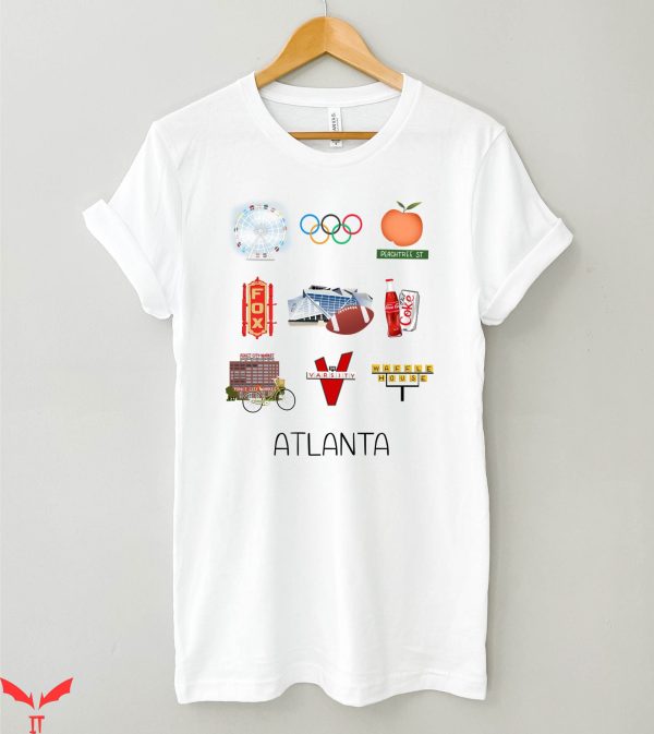 1996 Atlanta Olympics T-Shirt Atlanta Trendy Sporty Tee