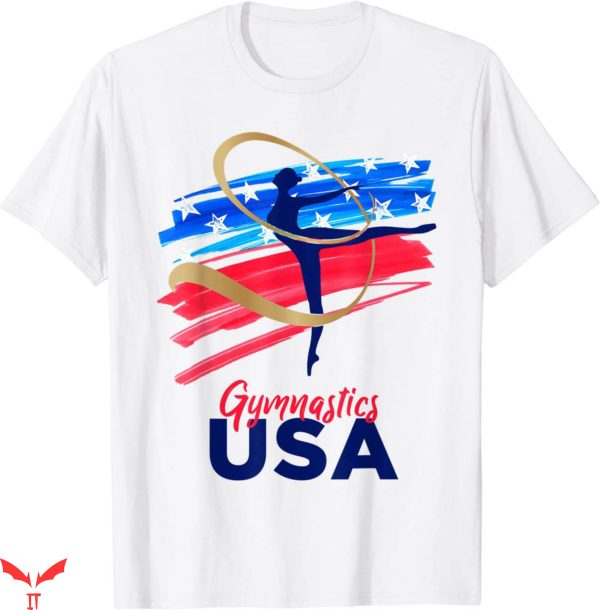 1996 Atlanta Olympics T-Shirt Gymnastics USA Support