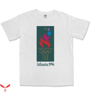1996 Atlanta Olympics T-Shirt Trendy Sporty Tee Shirt