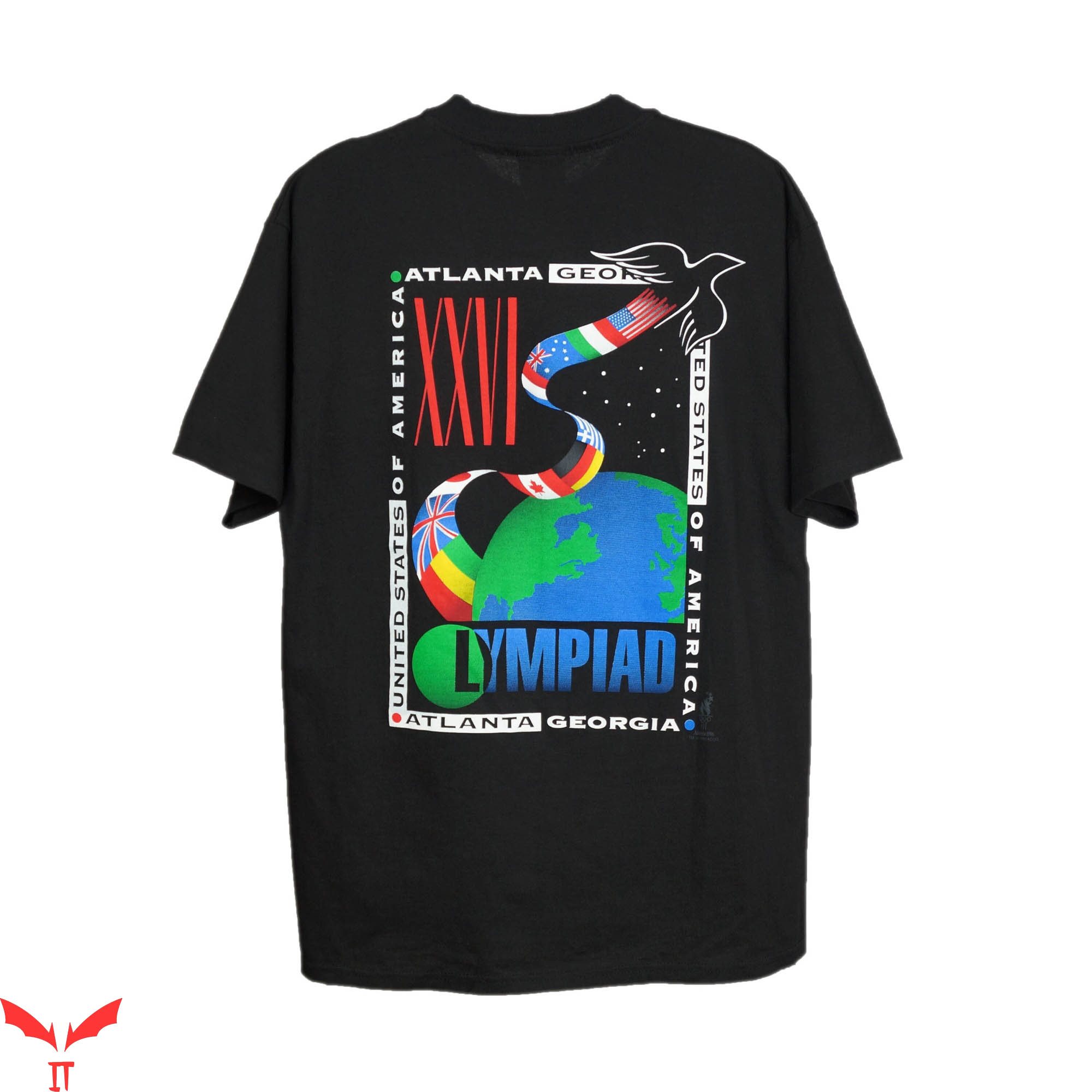 1996 Atlanta Olympics T-Shirt Vintage 1996 Atlanta Games 90s