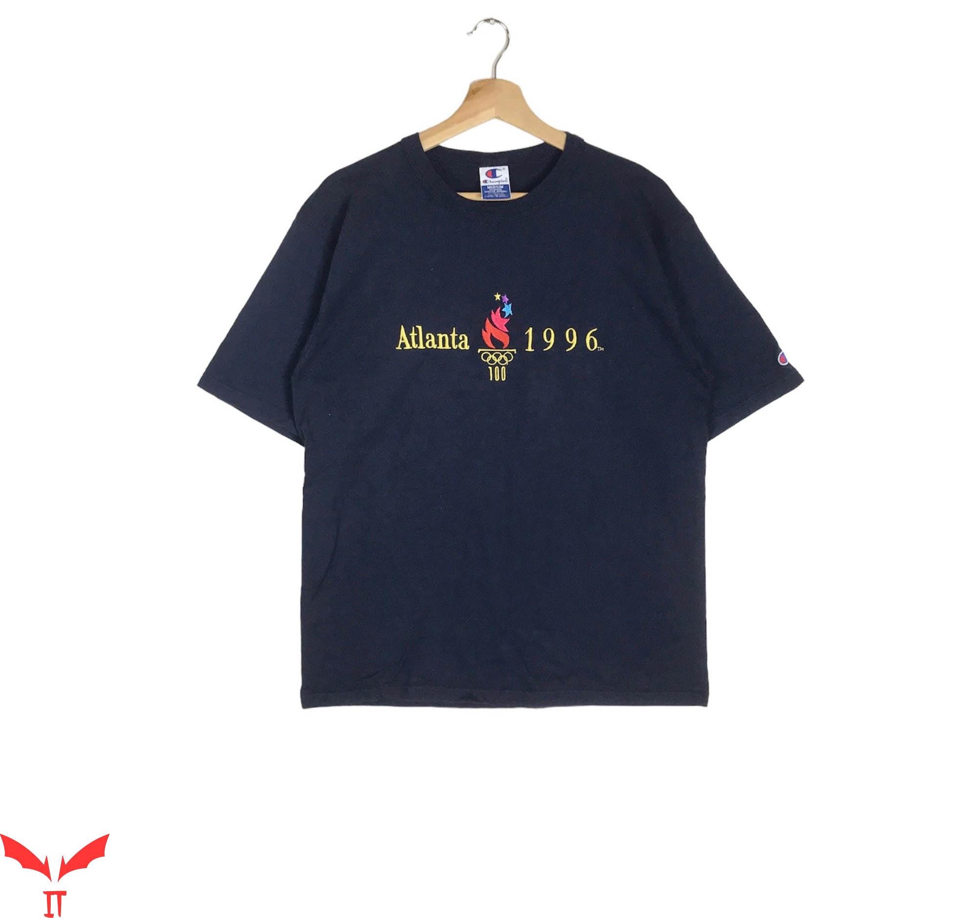 1996 Atlanta Olympics T-Shirt Vintage Champion USA Summer