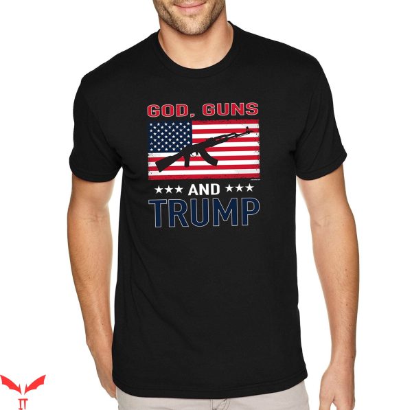 2nd Amendment T-Shirt God Guns Donald Trump Let’s Go Brandon