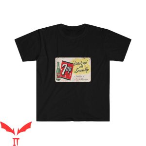 7UP T-Shirt 7-Up Soda Pop Vintage Signage Tee Shirt