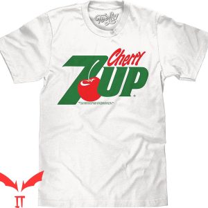 7UP T-Shirt Cherry Soda Retro Seven Up Logo Funny Tee Shirt
