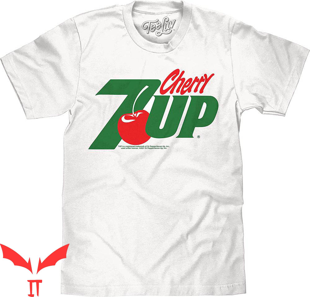 7UP T-Shirt Cherry Soda Retro Seven Up Logo Funny Tee Shirt
