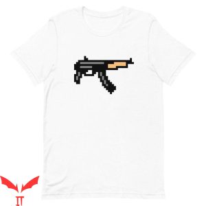 AK47 T-Shirt 8 Bit Draco AK 47 Gun T Shirt