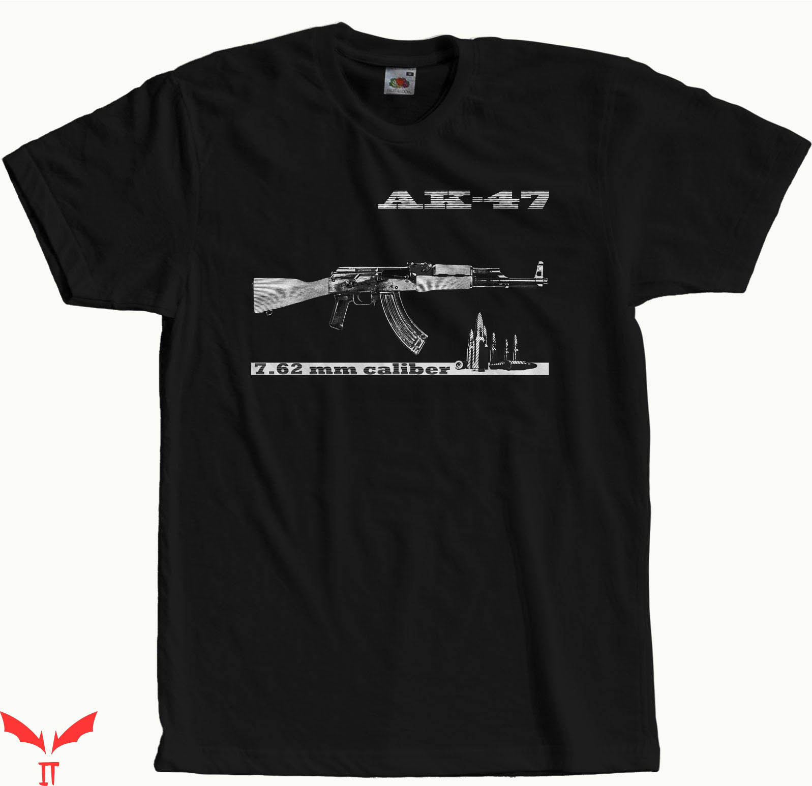 AK47 T-Shirt Kalashnikov 762mm Caliber T-shirt