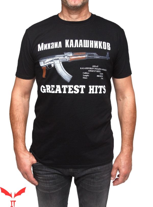 AK47 T-Shirt Kalashnikov Soviet AK-47 Weapon T-shirt