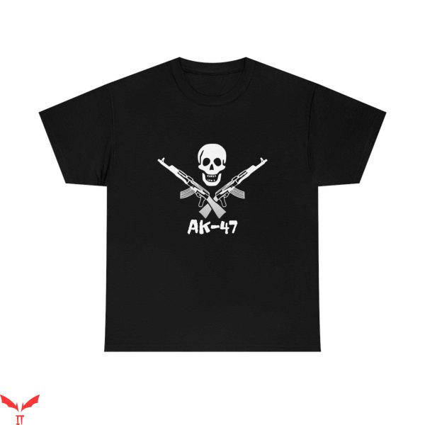 AK47 T-Shirt Skull AK-47 T-shirt