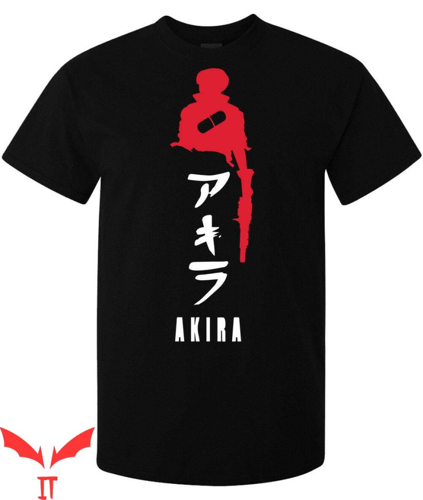 XSLGOGO Manga Akira T-Shirt Shotaro Kaneda Top Retro Anni '90 Giappone