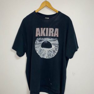 Akira Vintage T-Shirt Faded Retro Style Japanese Tee Shirt
