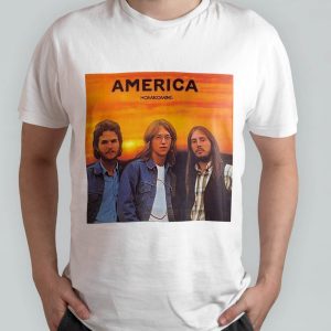 America Band T-Shirt Homecoming Album Rock Fans Vintage