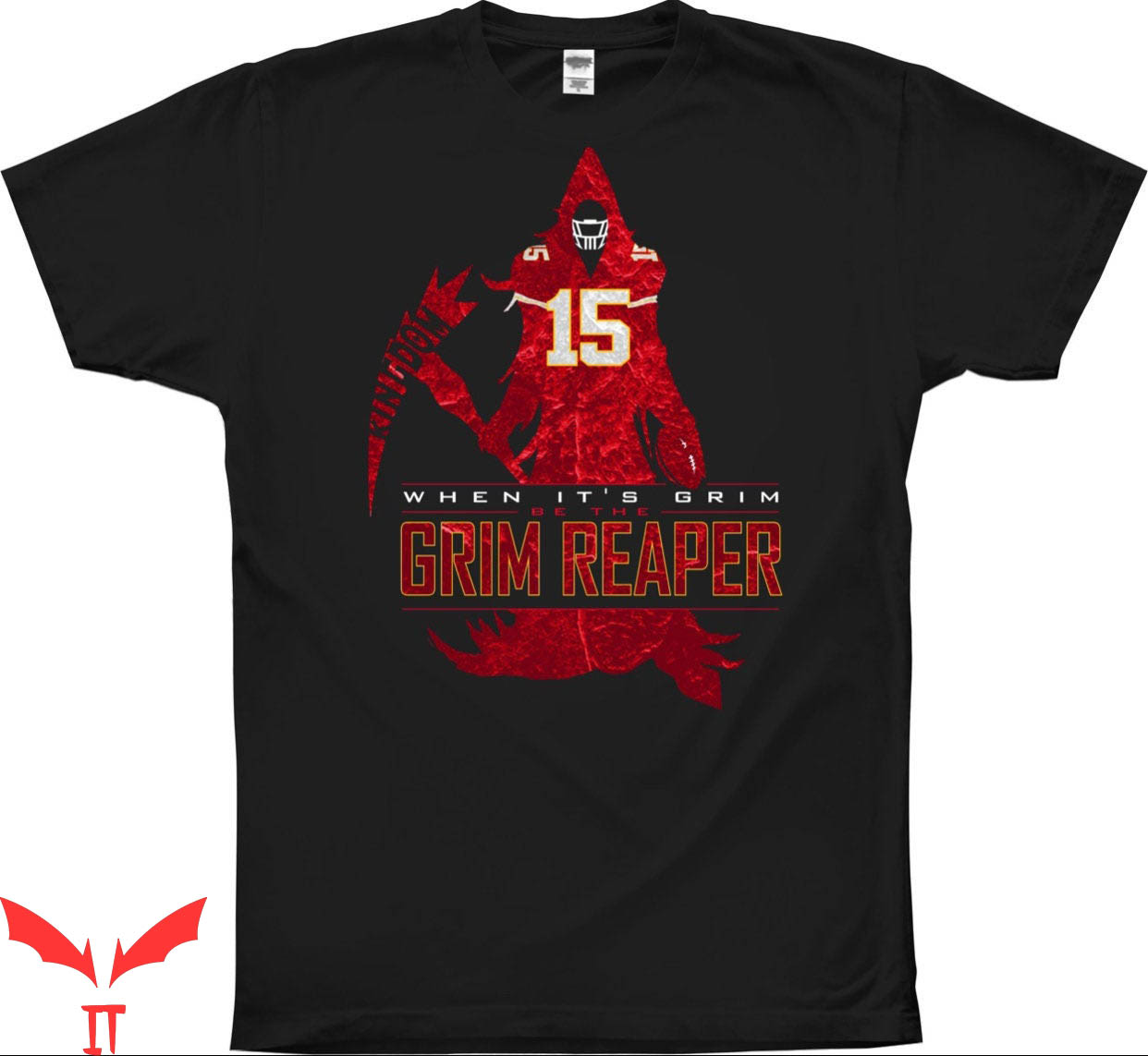 Andy Reid T-Shirt Chiefs Grim Reaper Kansas City Shirt
