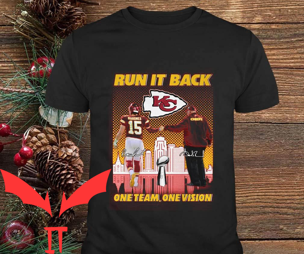 Andy Reid T-Shirt Run It Back One Team One Vision KC