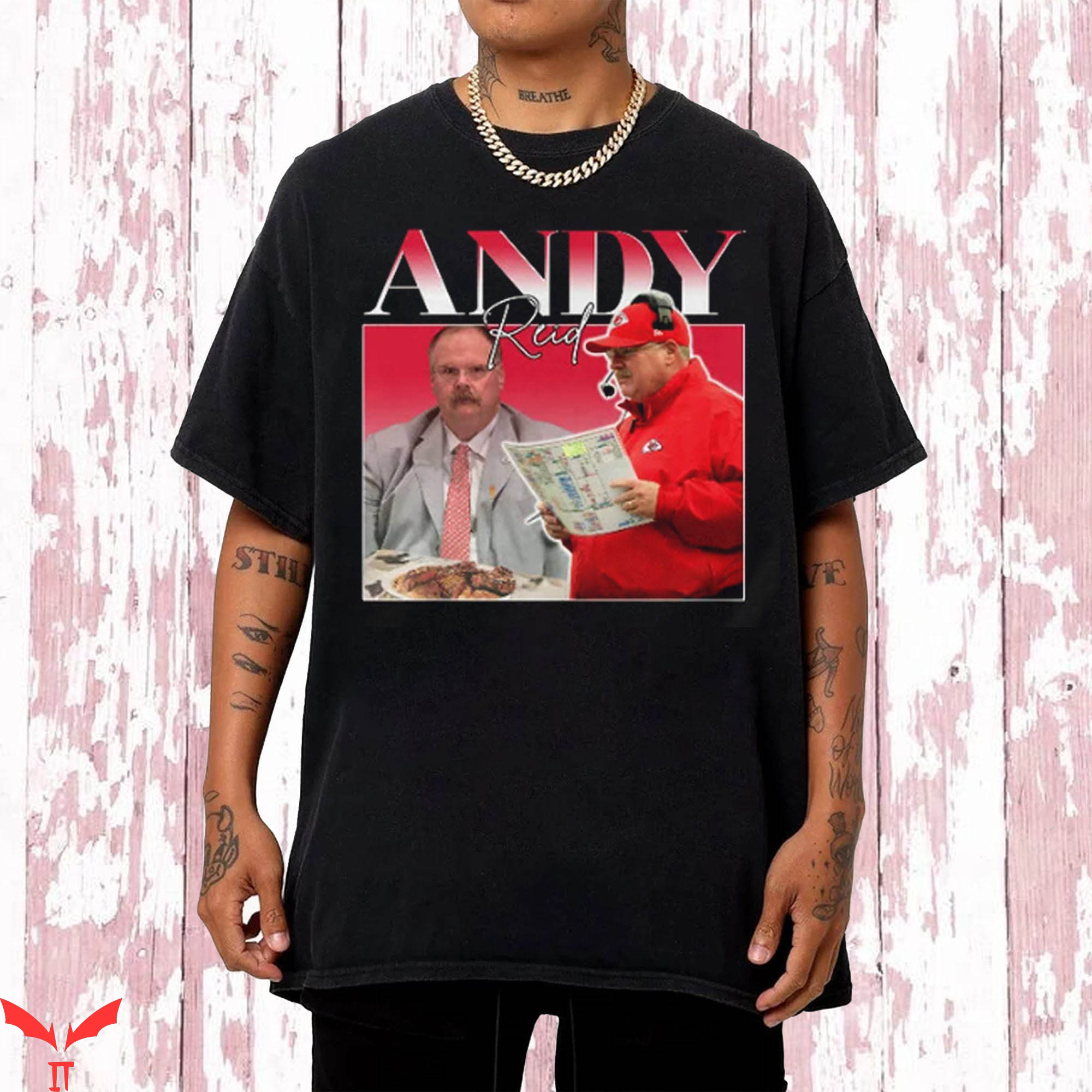 Andy Reid T-Shirt Vintage Andy Reid Kansas City Football