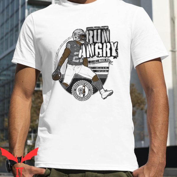 Angry Runs T-Shirt 2020 Award Winner Black IPA Football Tee
