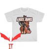 Angry Runs T-Shirt Football Player Runs On Fire Graphic Tee