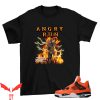 Angry Runs T-Shirt Match Jordan 4 Total Orange Run In Fire